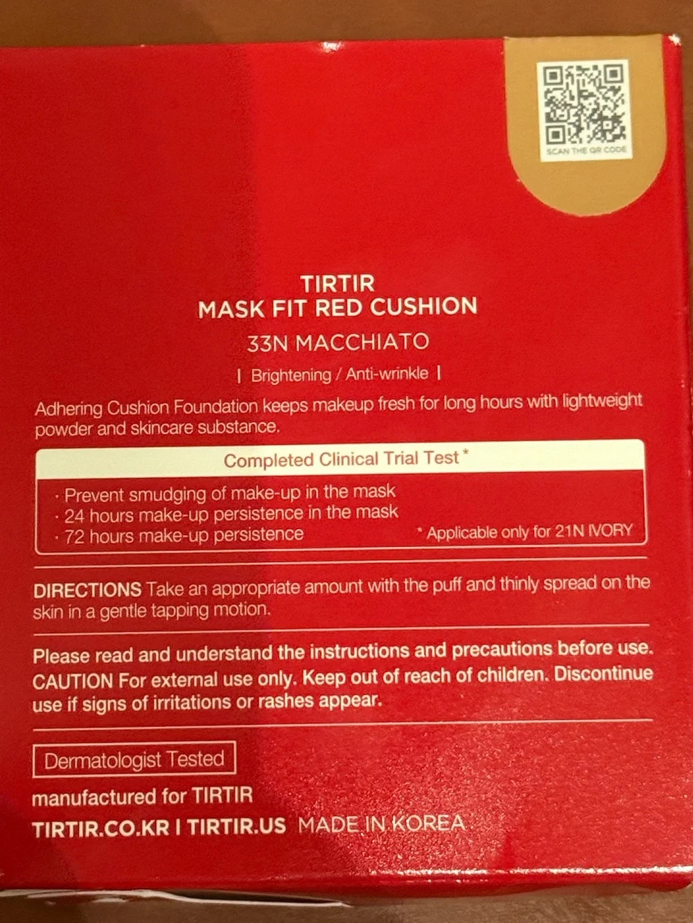 Tirtir mask fit